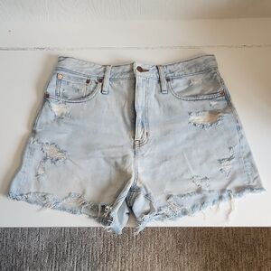Madewell Distressed Denim Shorts